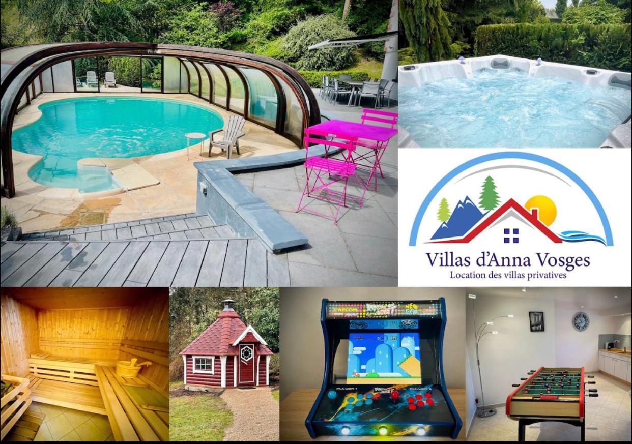 Villa 250M2 Avec Piscine Chauffee & Spa & Kota-Grill & Sauna Saint-Die-des-Vosges Zewnętrze zdjęcie